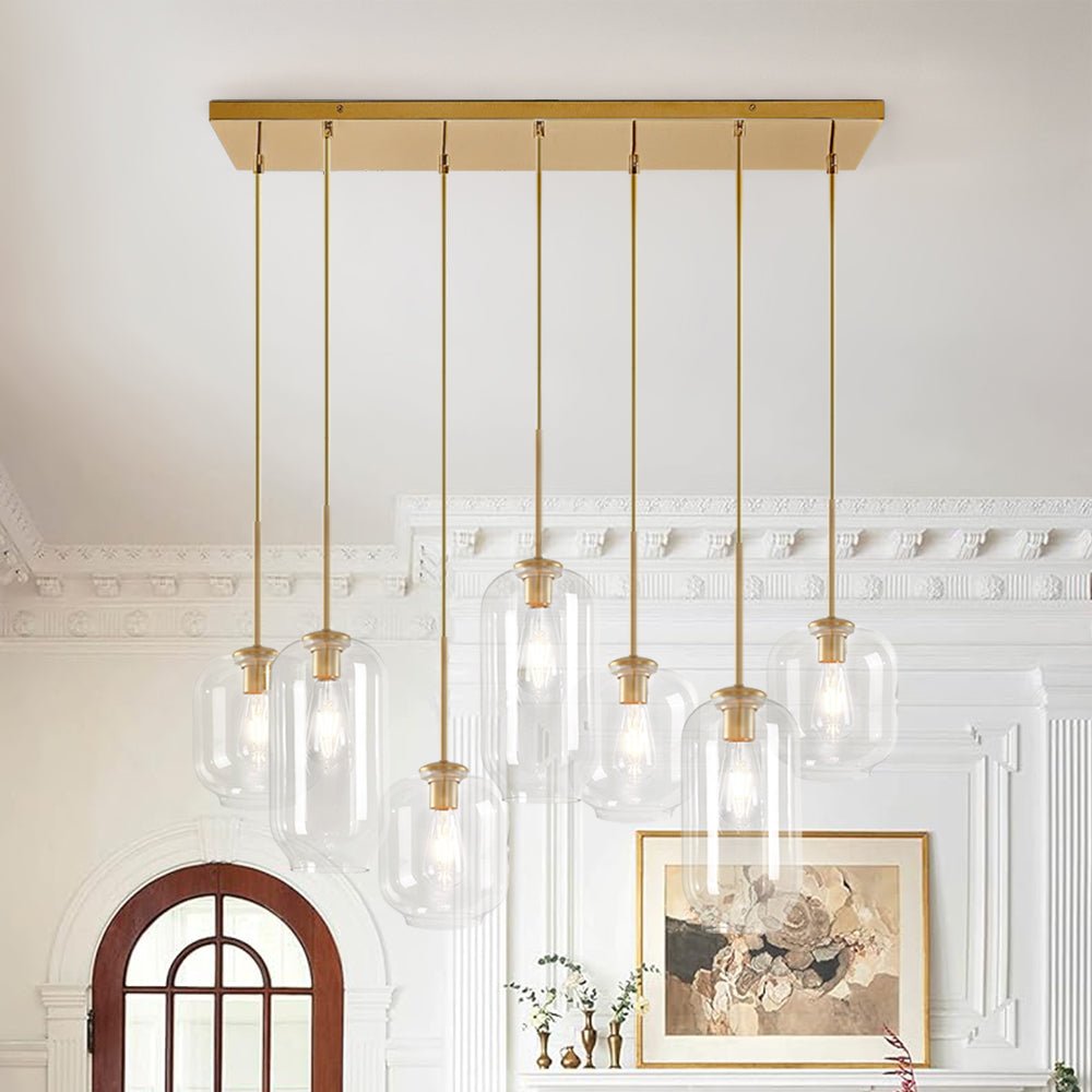 Dvalarli Minimalist Metal Pendant Chandelier