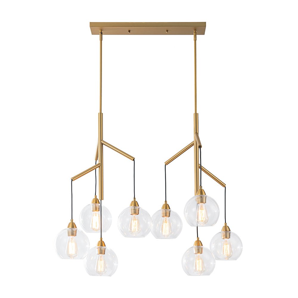 Himinuvum Branch Draped Bubble Glass Chandelier