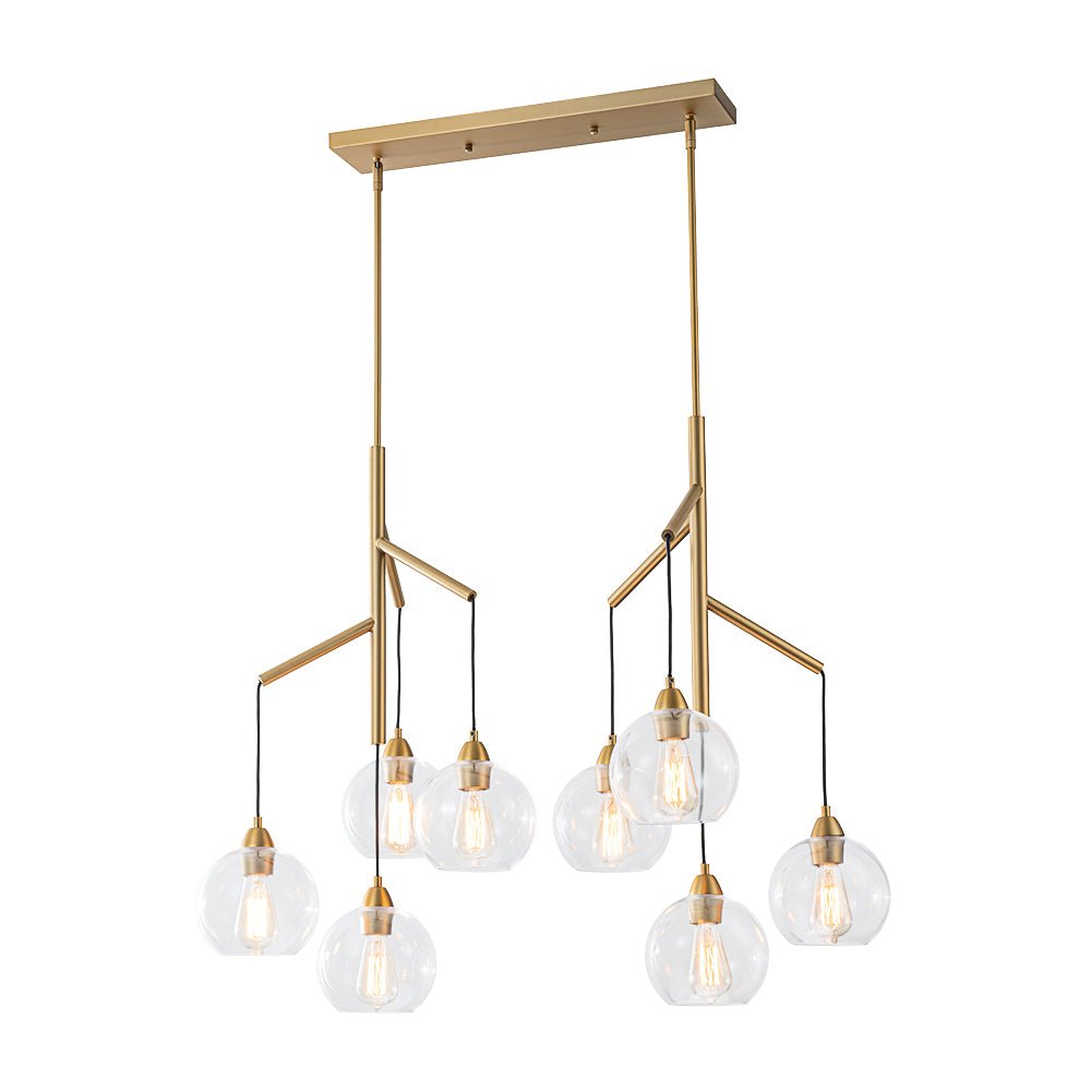 Himinuvum Branch Draped Bubble Glass Chandelier