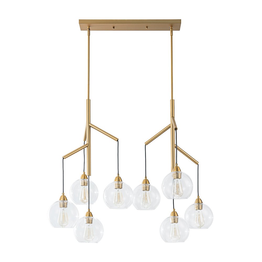 Himinuvum Branch Draped Bubble Glass Chandelier