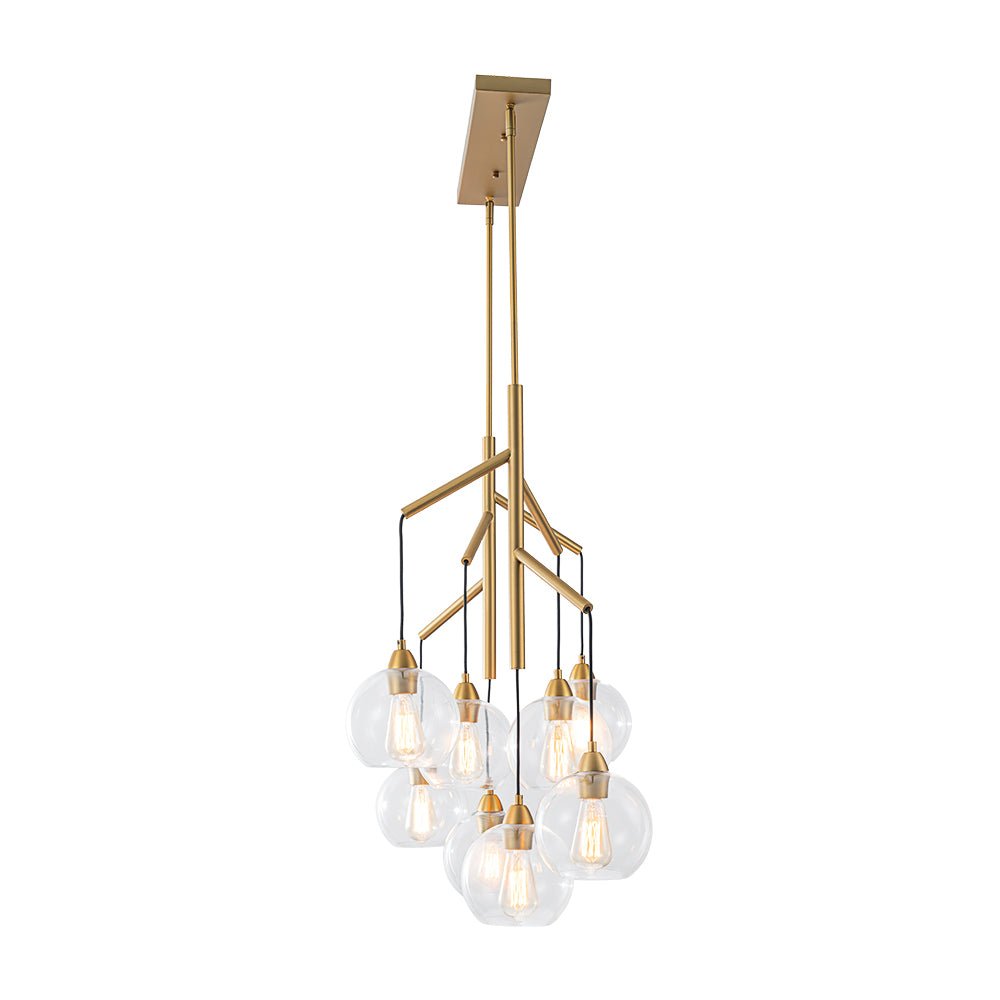 Himinuvum Branch Draped Bubble Glass Chandelier