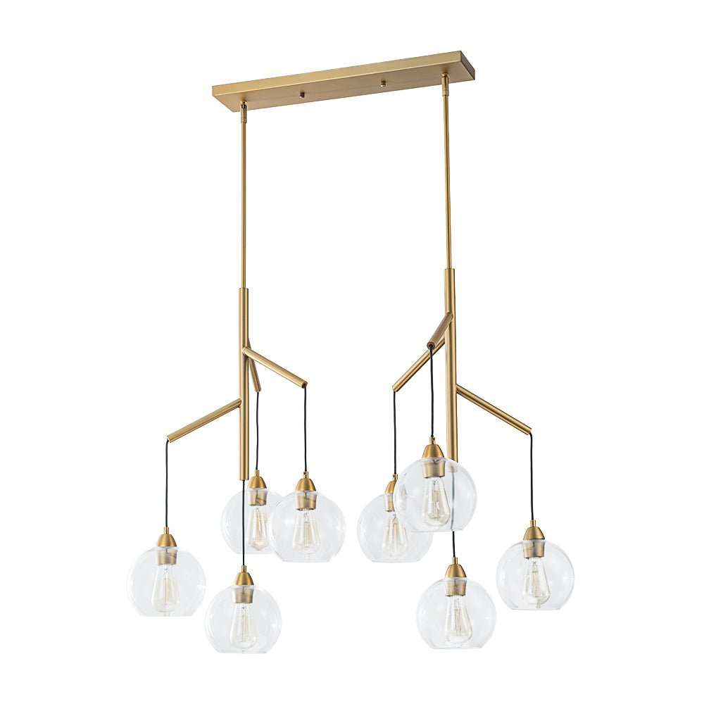 Himinuvum Branch Draped Bubble Glass Chandelier