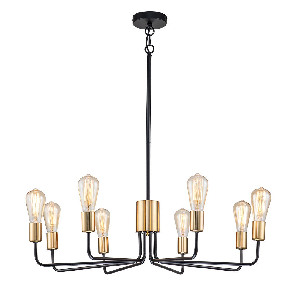 Mjolni Mid Century Brass Sputnik Metal Chandelier