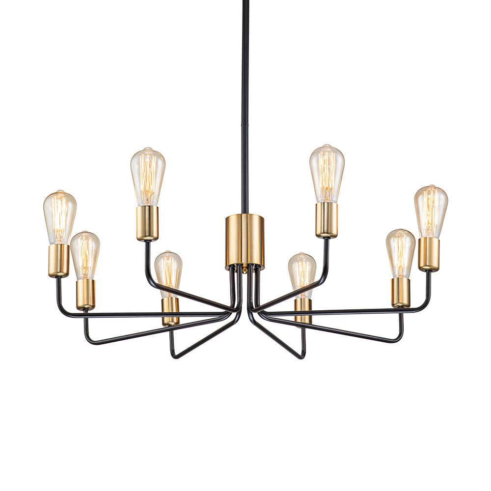Mjolni Mid Century Brass Sputnik Metal Chandelier