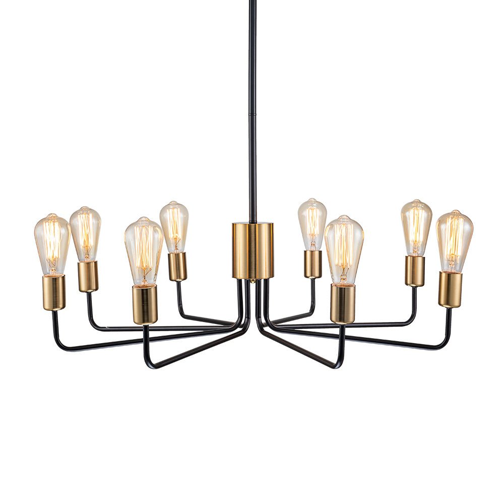 Mjolni Mid Century Brass Sputnik Metal Chandelier