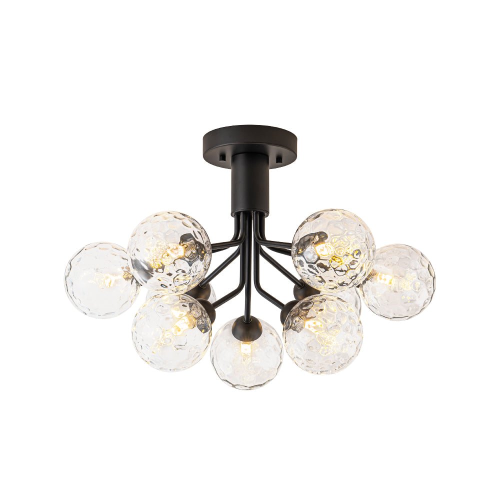 Waegnend Bloom Water Tiered Sputnik Glass Ceiling Light