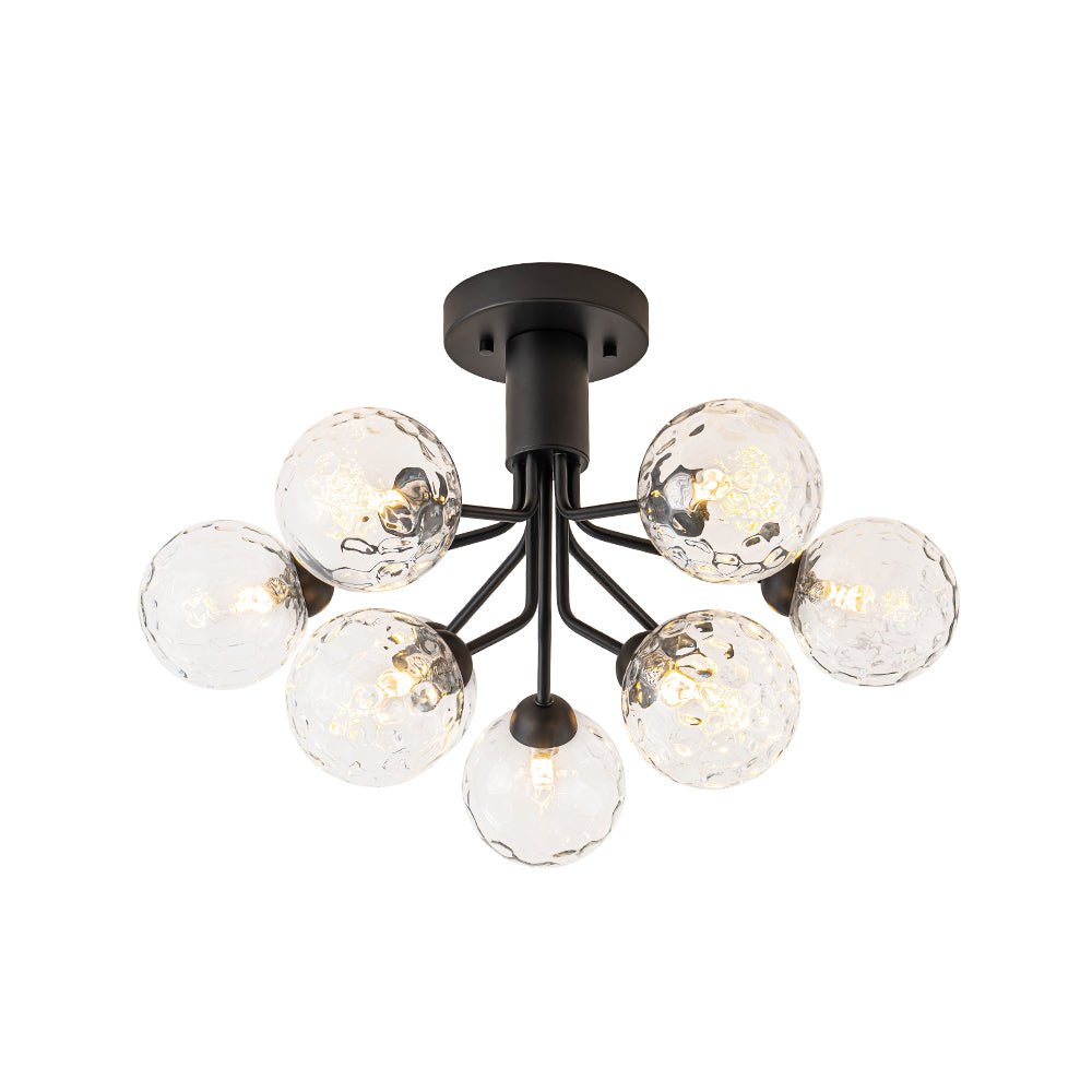 Waegnend Bloom Water Tiered Sputnik Glass Ceiling Light