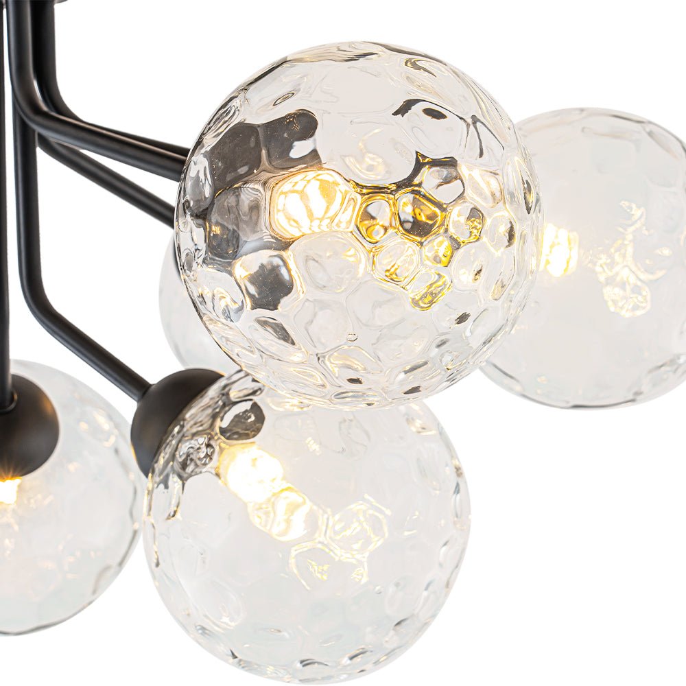 Waegnend Bloom Water Tiered Sputnik Glass Ceiling Light