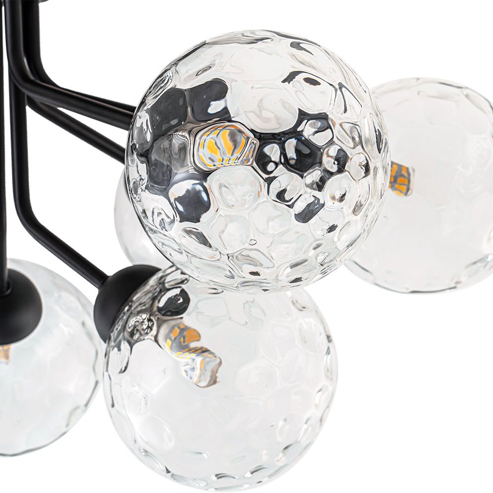 Waegnend Bloom Water Tiered Sputnik Glass Ceiling Light