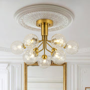 Waegnend Bloom Water Tiered Sputnik Glass Ceiling Light