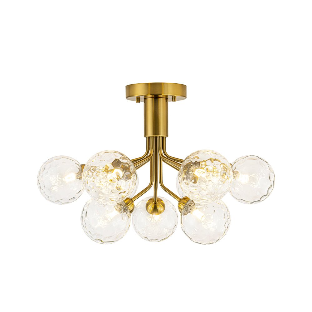 Waegnend Bloom Water Tiered Sputnik Glass Ceiling Light