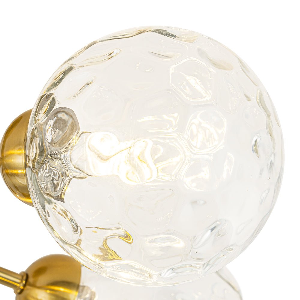 Waegnend Bloom Water Tiered Sputnik Glass Ceiling Light