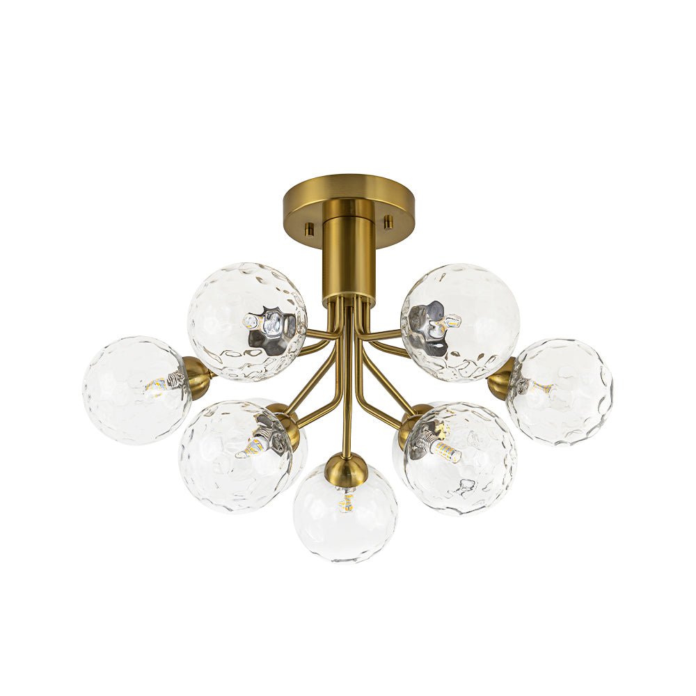 Waegnend Bloom Water Tiered Sputnik Glass Ceiling Light