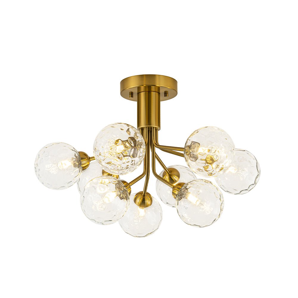 Waegnend Bloom Water Tiered Sputnik Glass Ceiling Light