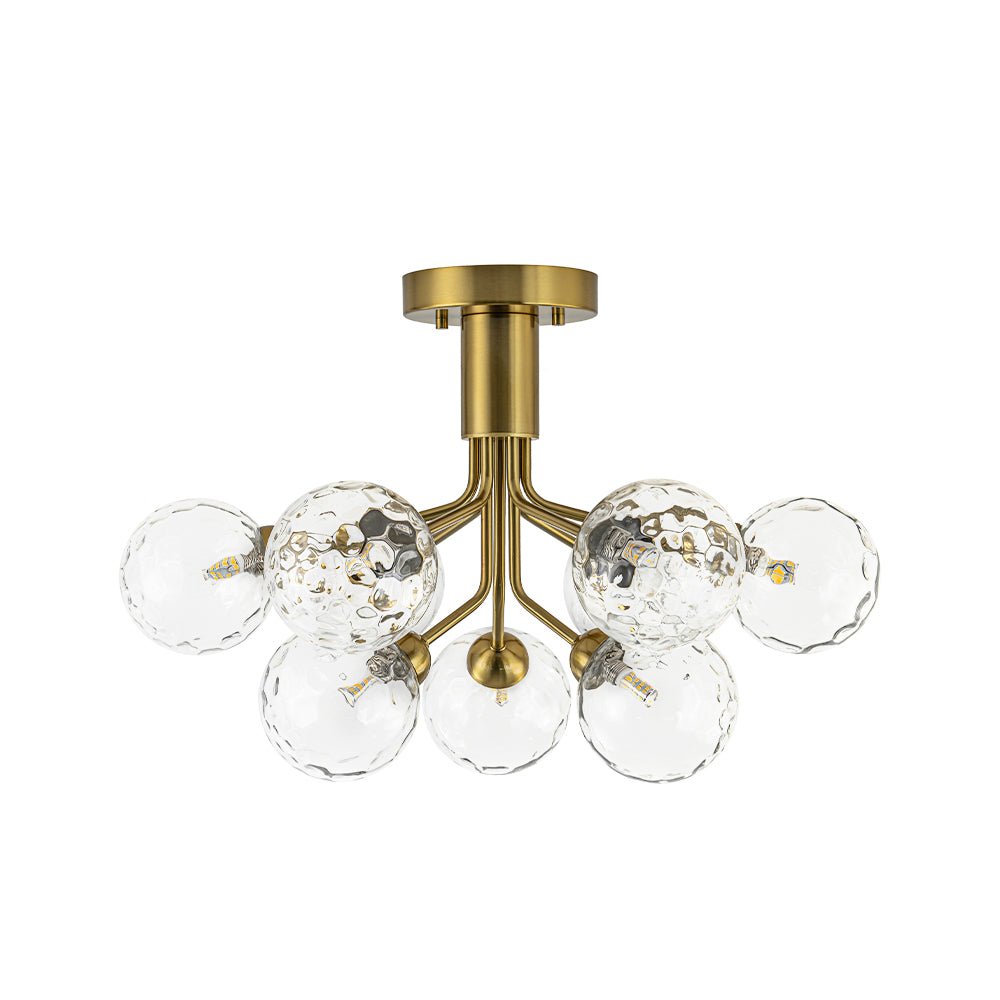 Waegnend Bloom Water Tiered Sputnik Glass Ceiling Light