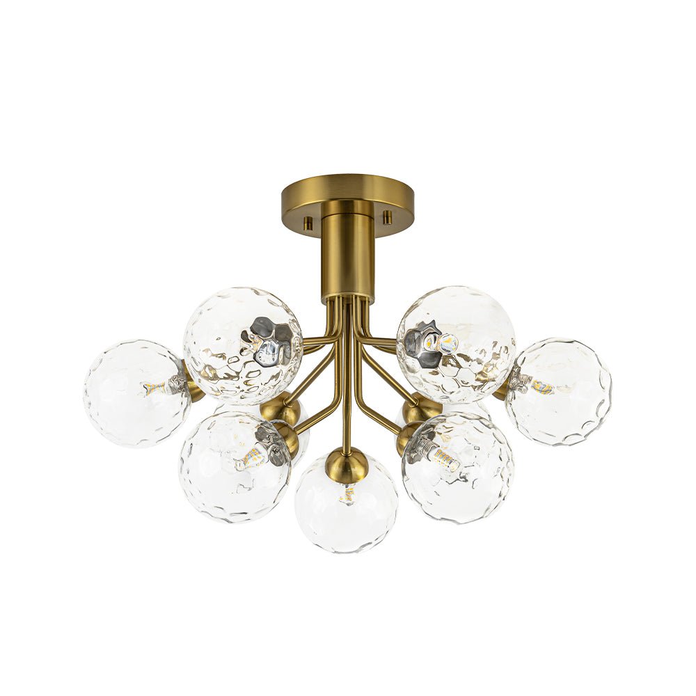 Waegnend Bloom Water Tiered Sputnik Glass Ceiling Light