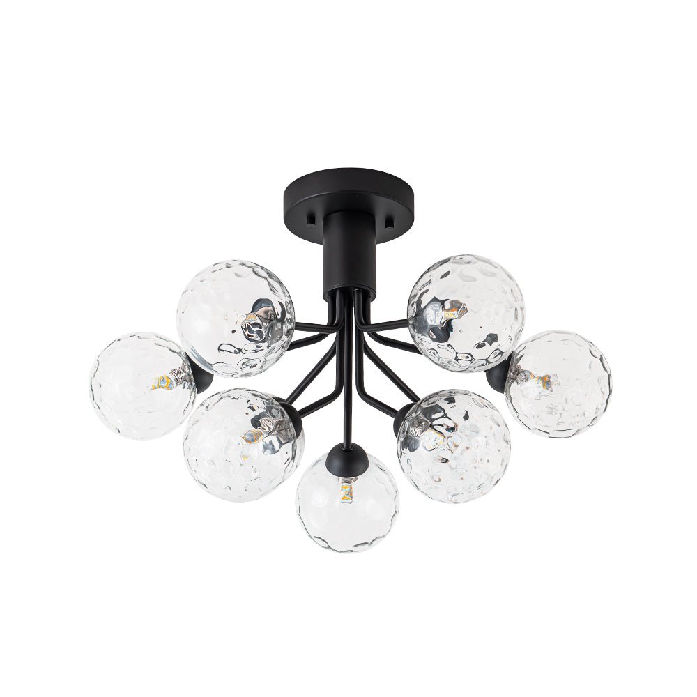 Waegnend Bloom Water Tiered Sputnik Glass Ceiling Light