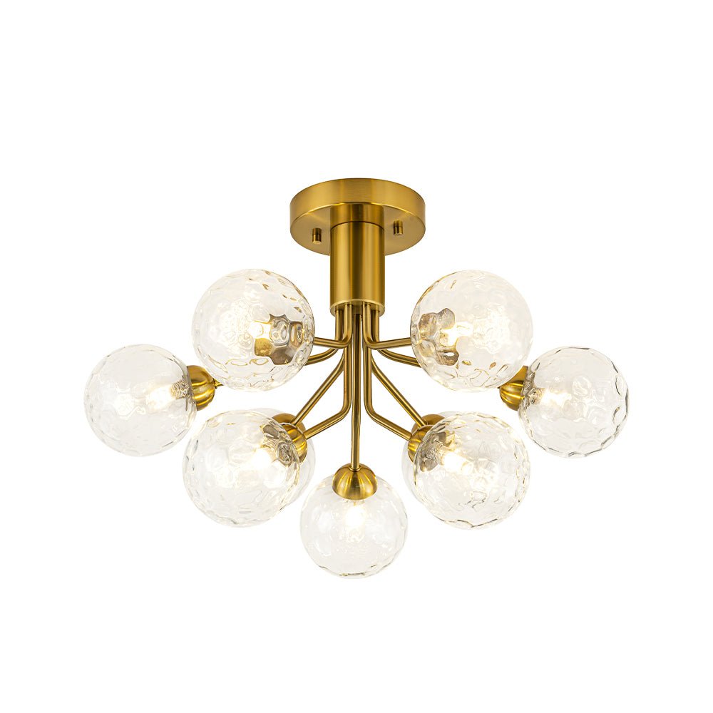 Waegnend Bloom Water Tiered Sputnik Glass Ceiling Light