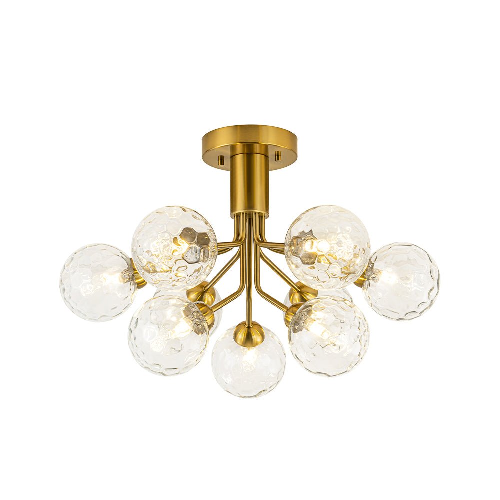 Waegnend Bloom Water Tiered Sputnik Glass Ceiling Light