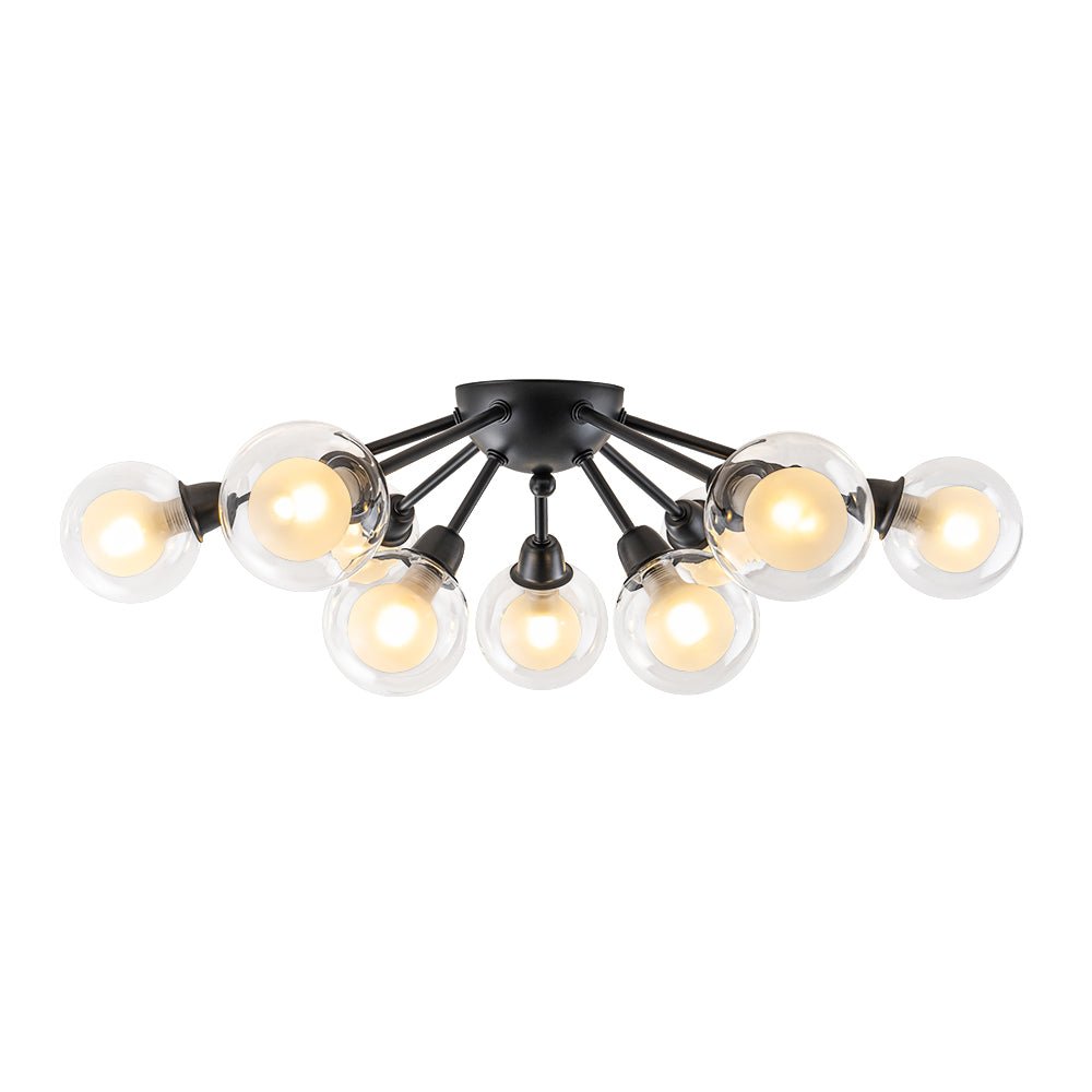 Xenunix Layered Sputnik Glass Semi Flush Chandelier