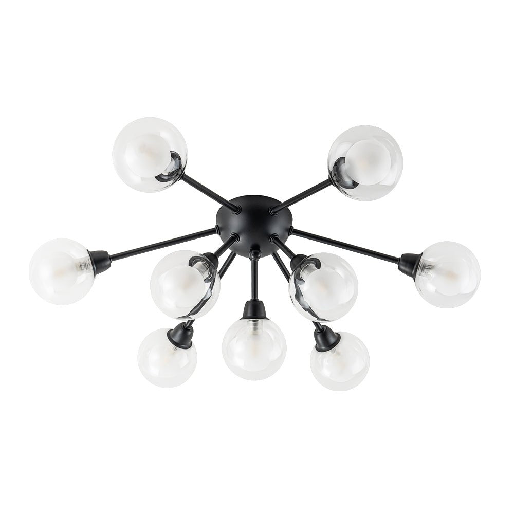 Xenunix Layered Sputnik Glass Semi Flush Chandelier