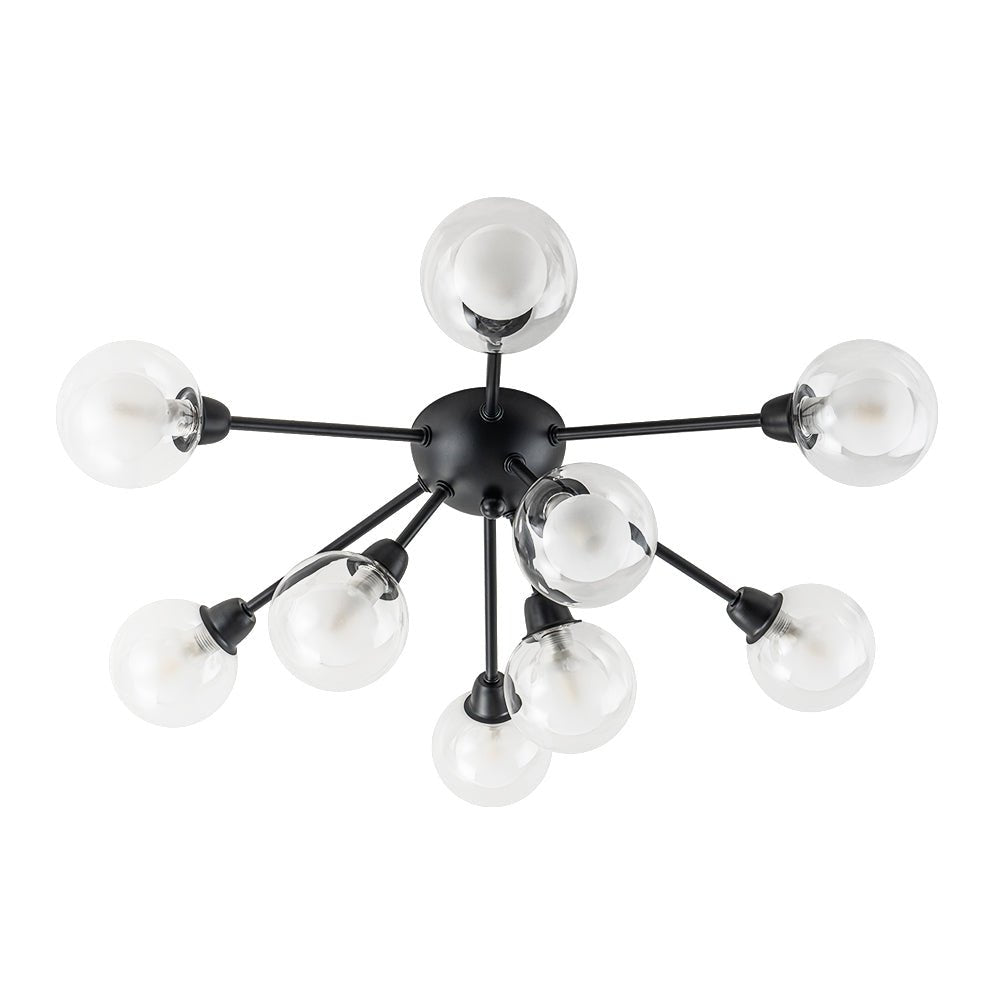 Xenunix Layered Sputnik Glass Semi Flush Chandelier