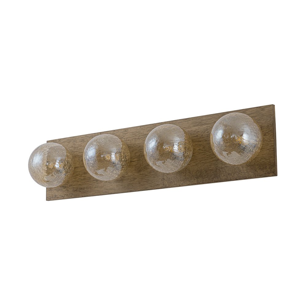 Fljotuvum Textured Linear Amber Glass Semi Flush Mount / Wall Light