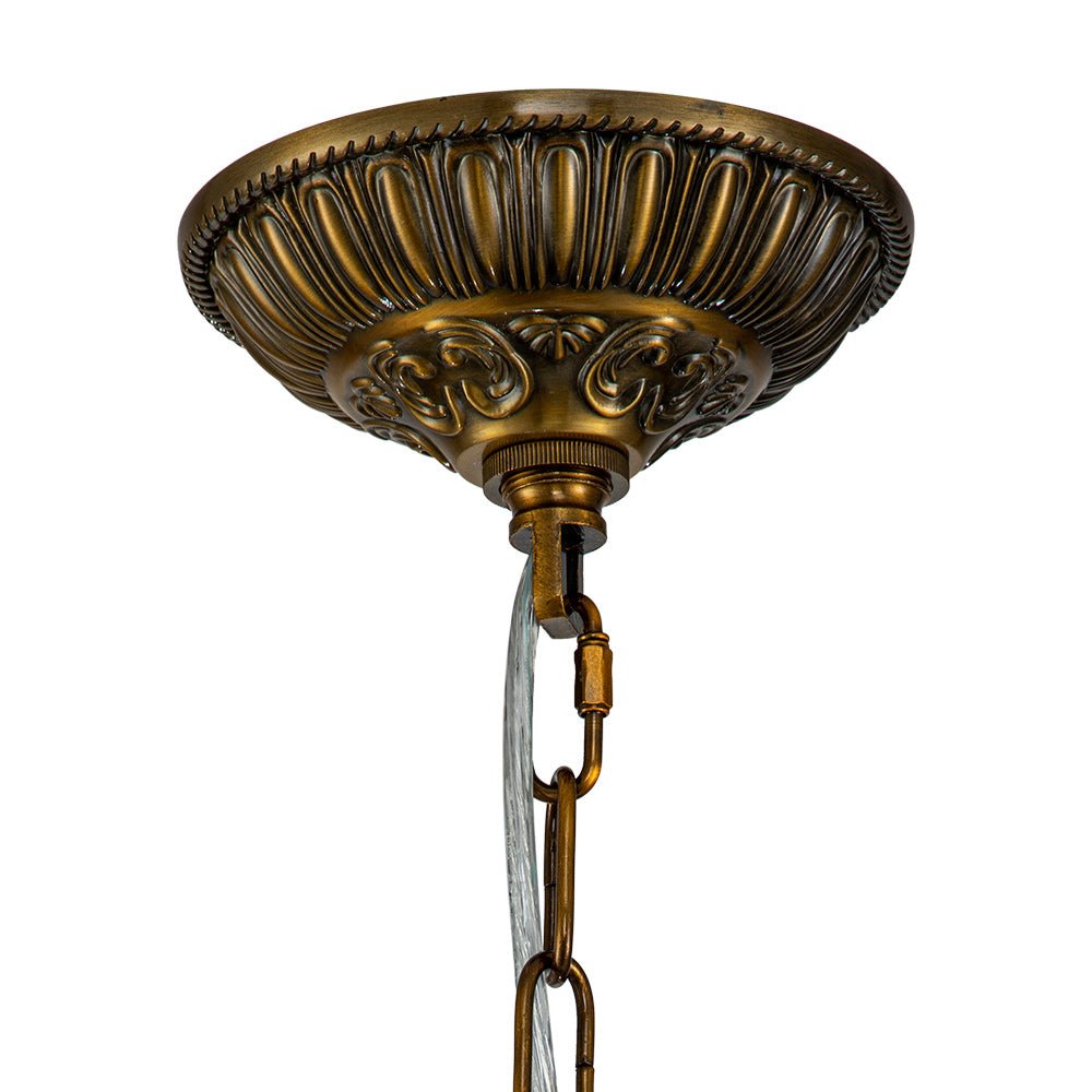 Valira Antique Metal Crystal Chandelier