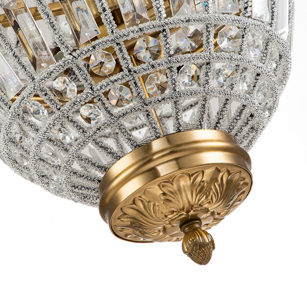 Xenuvix Antique Vintage Empire Crystal Chandelier