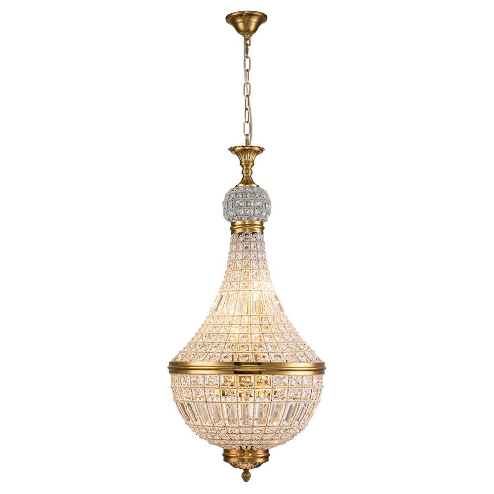 Xenuvix Antique Vintage Empire Crystal Chandelier