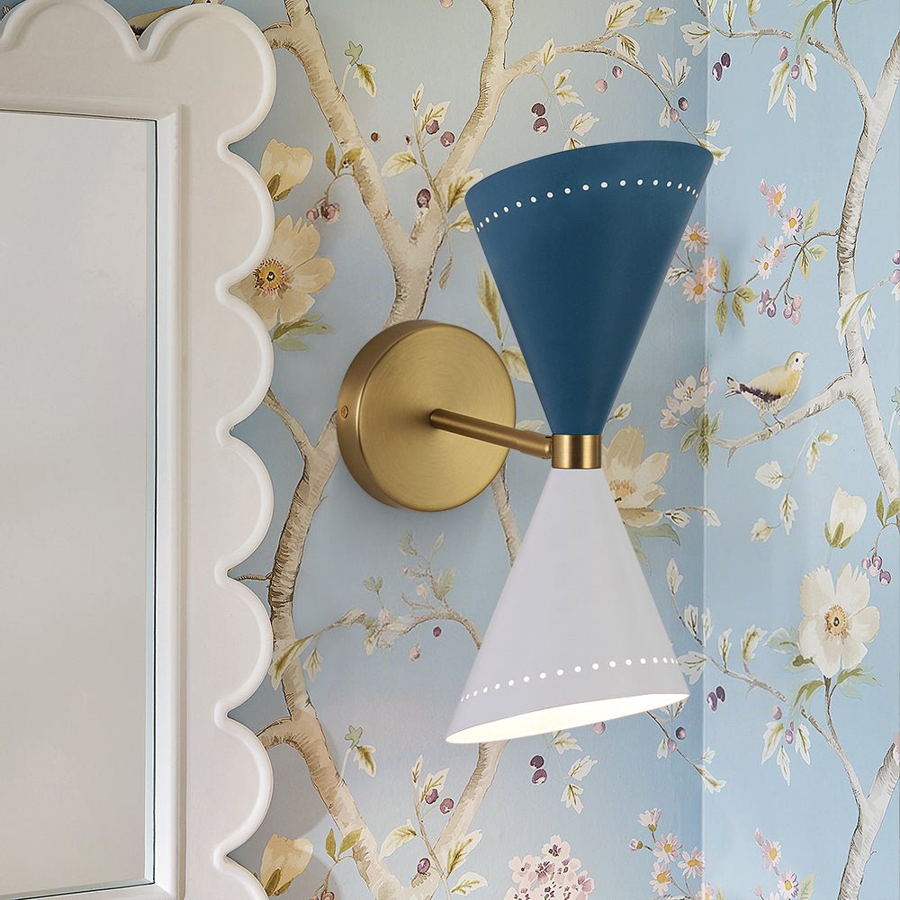 Alvuvox Art Deco Up Down Dual Metal Wall Sconce