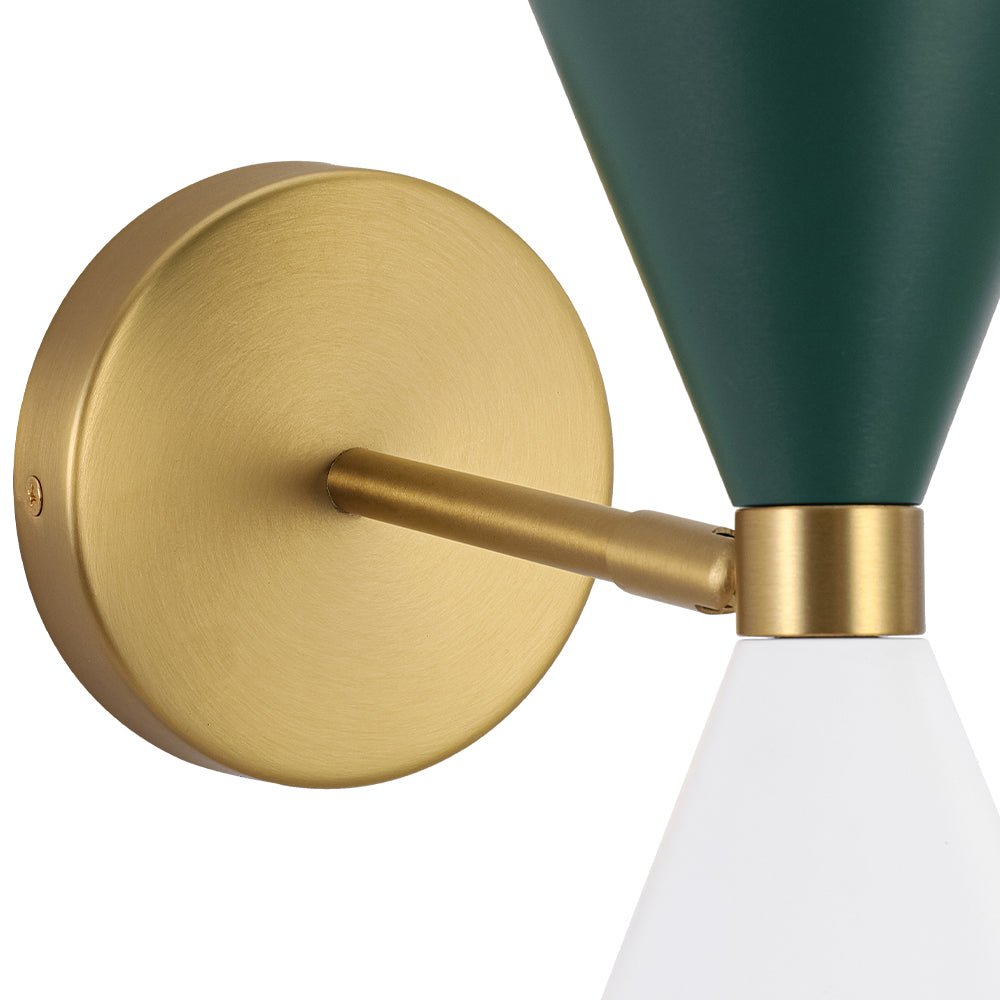 Alvuvox Art Deco Up Down Dual Metal Wall Sconce