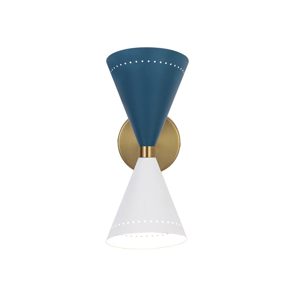 Alvuvox Art Deco Up Down Dual Metal Wall Sconce