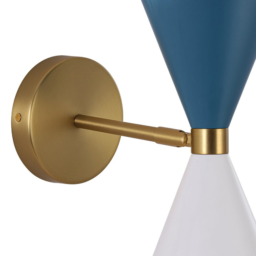 Alvuvox Art Deco Up Down Dual Metal Wall Sconce