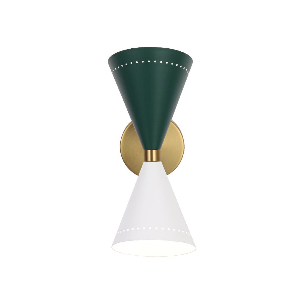 Alvuvox Art Deco Up Down Dual Metal Wall Sconce