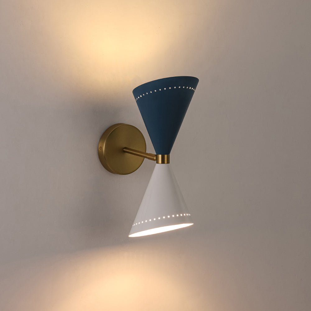 Alvuvox Art Deco Up Down Dual Metal Wall Sconce