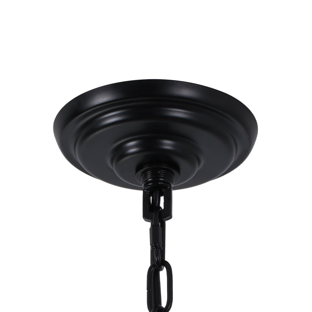 Fljotuvyt Art Deco Blossom Floral Metal Lantern Pendant Light