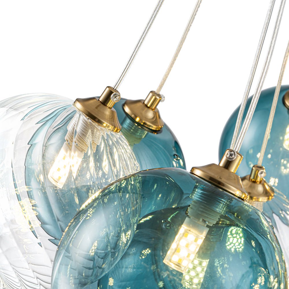 Waegnunix Deco Cluster Glass Chandelier