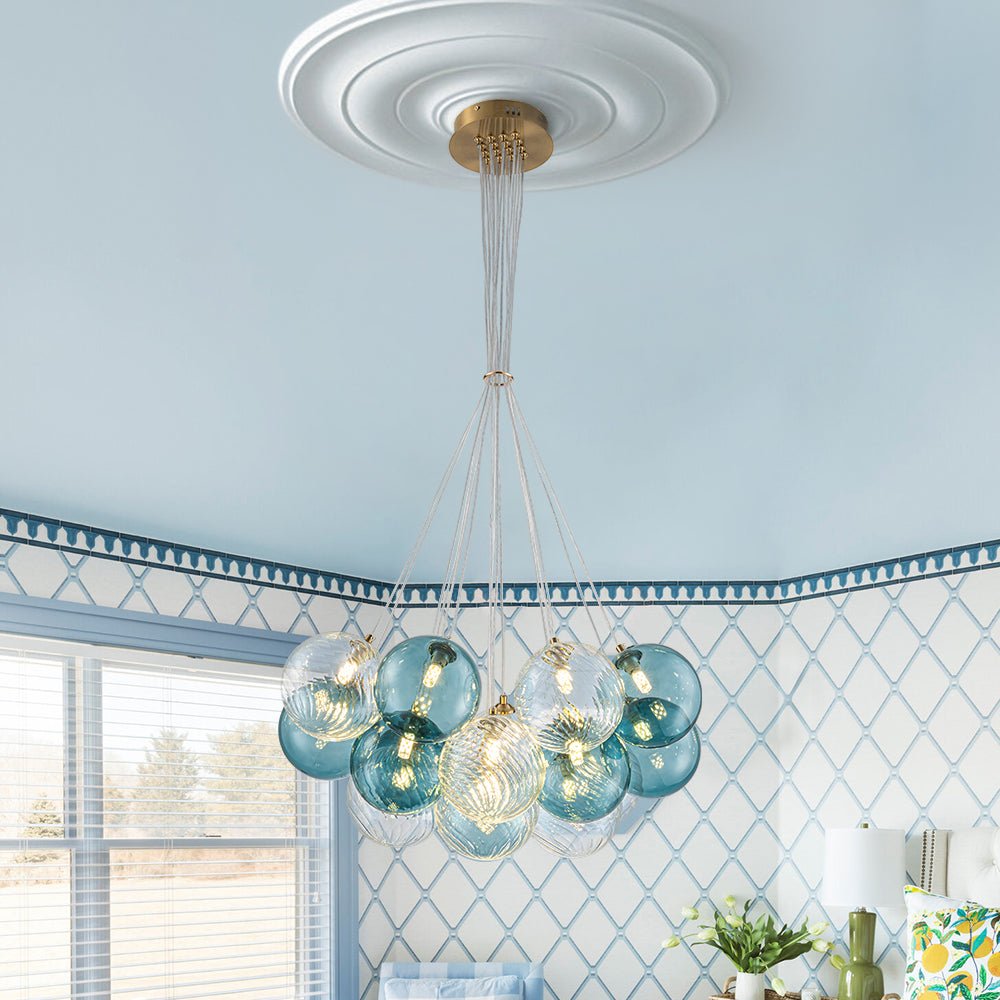Waegnunix Deco Cluster Glass Chandelier