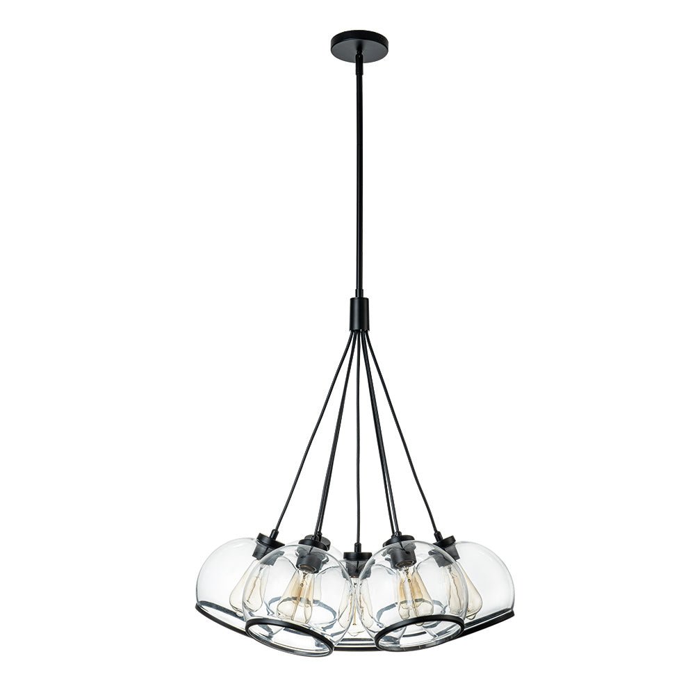 Mjolkur Cluster Clear Glass Chandelier
