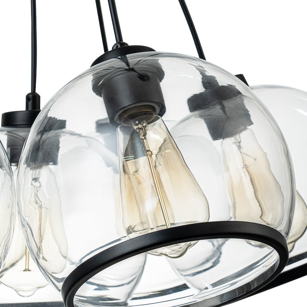 Mjolkur Cluster Clear Glass Chandelier