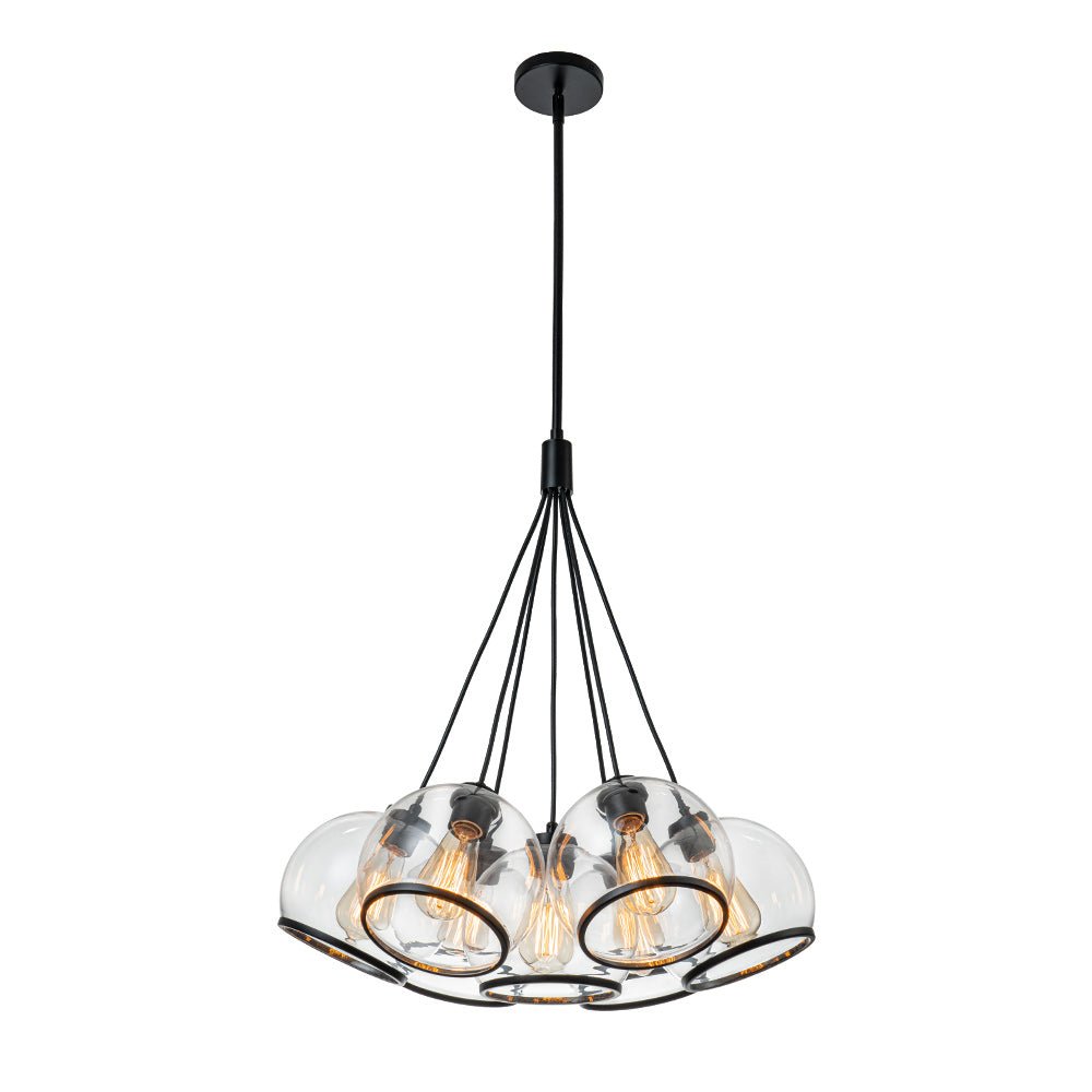 Mjolkur Cluster Clear Glass Chandelier