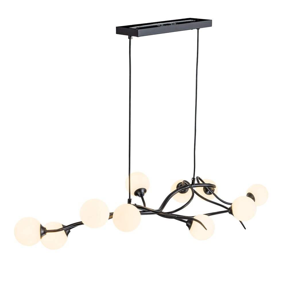 Eiriksun Magic Forest Willow Bubble Linear Metal Chandelier