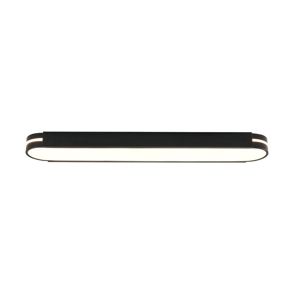 Tinduvyr Minimalist Oval Dimmable Metal Flush Mount Light