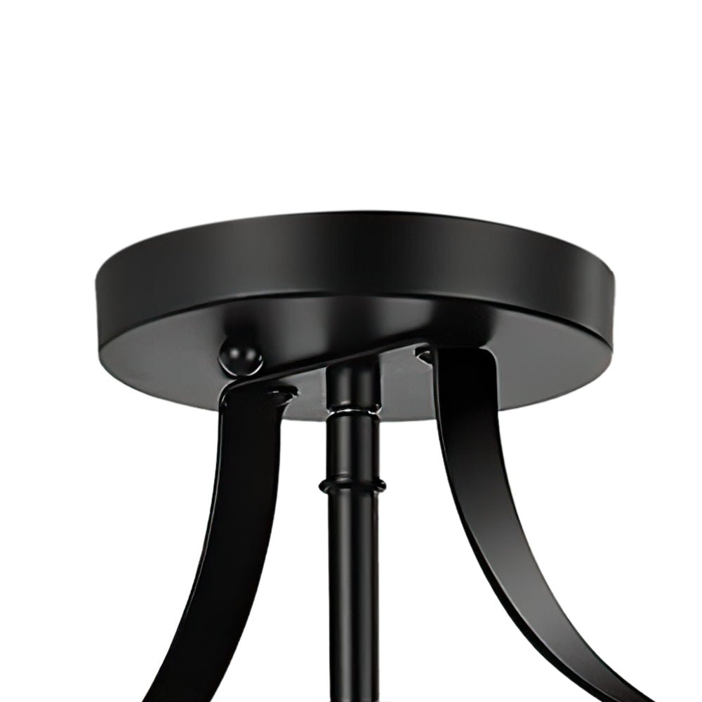 Plotunix Industrial Metal Semi Flush Mount Lighting