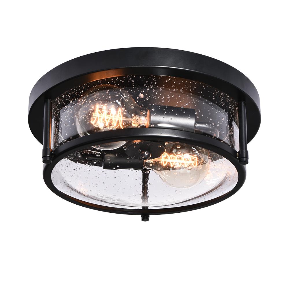 Auran Modern Glass Flush Mount Ceiling Light