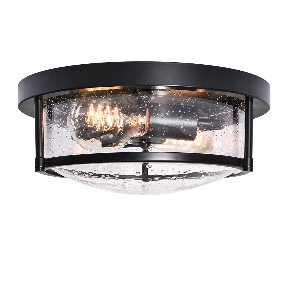 Auran Modern Glass Flush Mount Ceiling Light