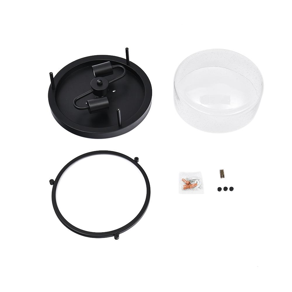 Auran Modern Glass Flush Mount Ceiling Light