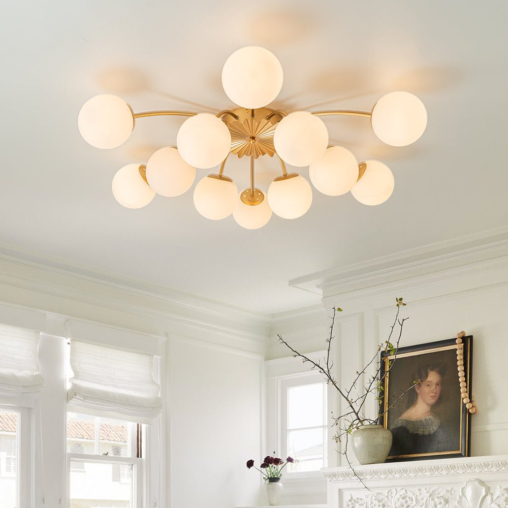 Lumina Modern Glass Chandelier