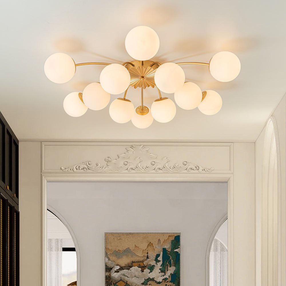 Lumina Modern Glass Chandelier